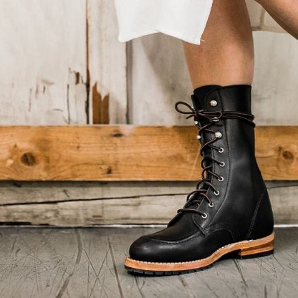 Red Wing Gracie Boot, Black, Size 6.5